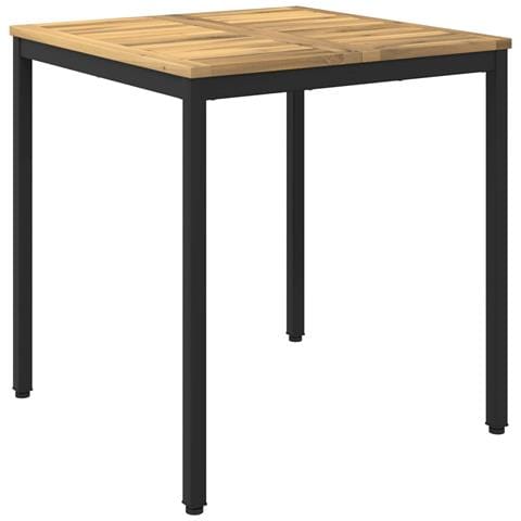 Tavolo da cena da giardino Bianco e Nero 70 x 68,5 x 75 cm - Foto 1