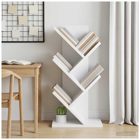 Libreria ad Albero 4 Piani 30 x 18 x 60 cm Legno ingegnerizzato - Foto 2