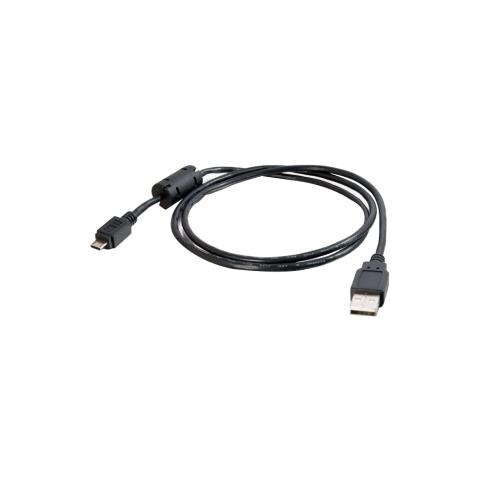 Cavo per trasferimento dati 81700 - USB - for Telefono Cellulare, Mobile Computer, Sistema GPS, PDA - 1 Pacco - 1 x Tipo A Maschio USB - 1 x Micro Type B Maschio USB - Nero - Foto 2
