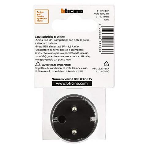 Adattatore con Presa USB S3625GU Colore Grigio - Foto 3