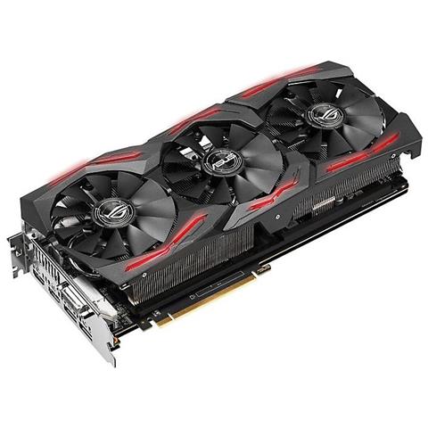 Scheda Video ROG Strix RX VEGA 56 OC Edition 8 GB HBM2 / PCI Express 3.0 / 1 x DVI-D / 2 x HDMI 2.0 / 2 x Display Port 1.4 / HDCP - Foto 1