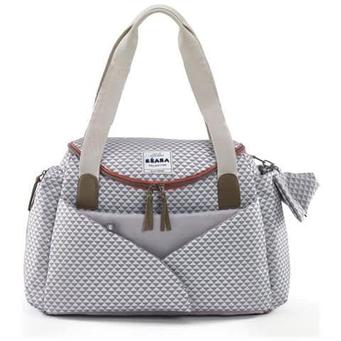 Borsa Fasciatoio Sydney Ii Grigio E Bianco - Foto 7