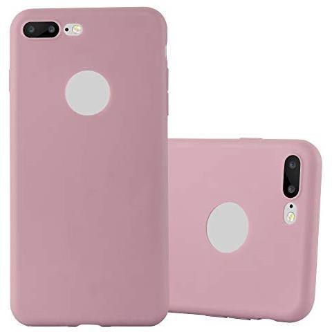 Custodia Compatibile Con Apple Iphone 8 Plus / 7 Plus / 7s Plus In Candy Rosa - Coperchio Protettivo In Silicone Tpu Flessibile - Foto 1