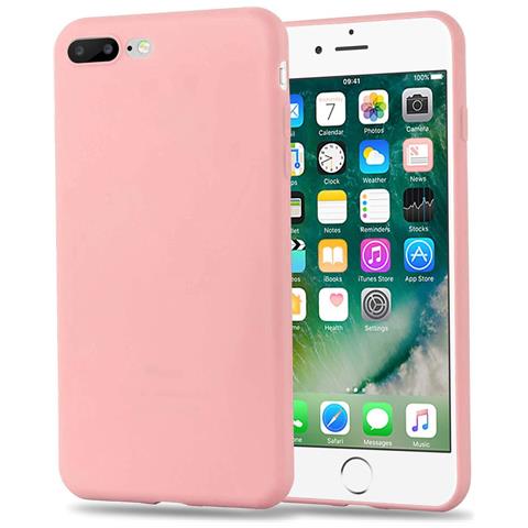 Custodia Compatibile Con Apple Iphone 8 Plus / 7 Plus / 7s Plus In Candy Rosa - Coperchio Protettivo In Silicone Tpu Flessibile - Foto 10