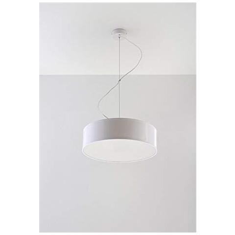 Arena 35 - Lampadario A Sospensione In Pvc, Colore: Bianco - Foto 2