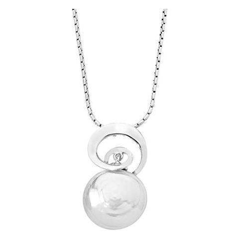 -catenina Con Ciondolo, Lunghezza 42 Cm, Portamonete, 18 Mm Colore: Bianco Perla - Foto 2