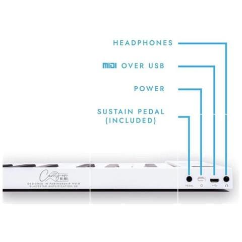 By Black Star Piano Pieghevole A 88 Tasti Altoparlanti Integrati - Foto 3