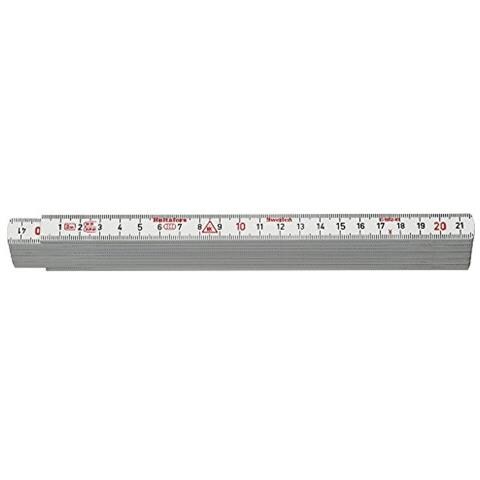 200364 1 M G59 - Pieghevole 25,4 Centimetri Metro, Colore - 2.5: Bianco - Foto 1