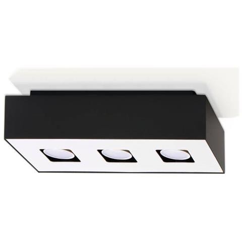 SLV Plafoniera LED Decona, 42 Cm, Nero/dorato