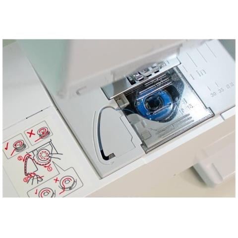 Macchina da Cucire FS70WTX 70 punti tavolo allungabile Schermo LCD Comandi Elettronici 7 Asole Automatiche 750 giri /min - Foto 10