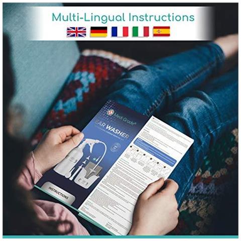 Cerume Remover 25pc Ear Cleaner Kit Da - Ear Irrigazione Kit - 500ml Casa Cerume Rimozione - Acqua Di Irrigazione Cerume Remover E Pulitore Per Migliorata Aural Igiene - Foto 4