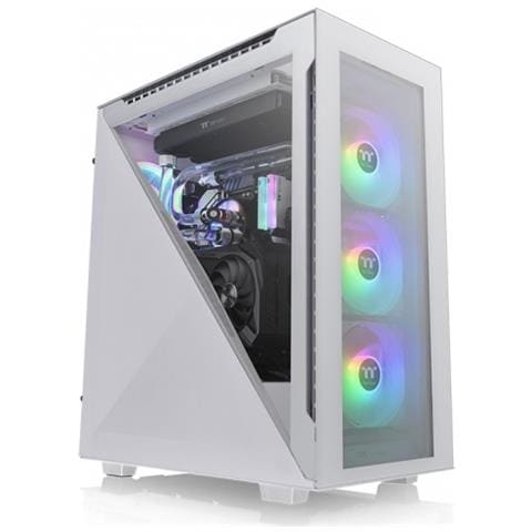 CASE MID. T DIVIDER 500 TG SNOW ARGB 4*TG 3ARGB+1FAN 120mm - Foto 1