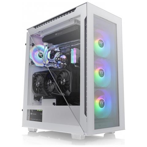 CASE MID. T DIVIDER 500 TG SNOW ARGB 4*TG 3ARGB+1FAN 120mm - Foto 2