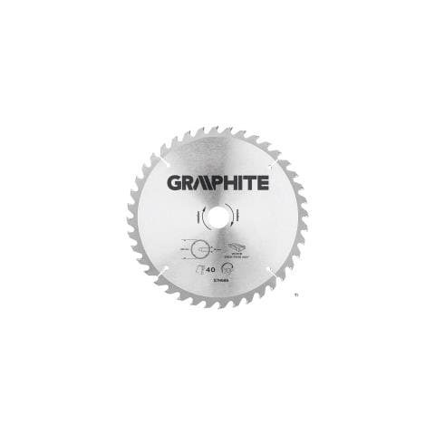 Lama Per Sega Circolare 255 Mm Lama 40 Denti 144 Mm, Foro Albero 30 Mm, Denti 40, Spessore 2,0 Mm, Spessore Taglio 2,8 - Foto 1
