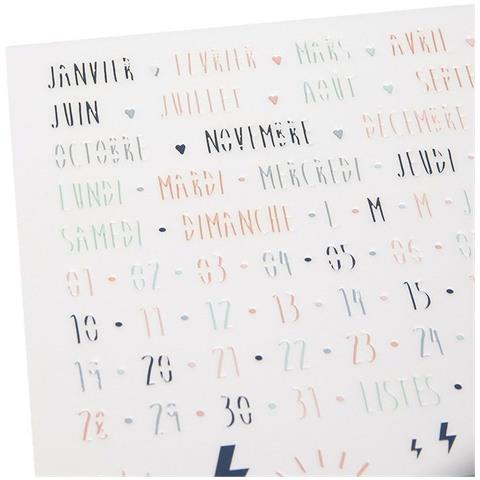 Diario Decorazione Stencil 15 X 21 Cm - Calendario - Foto 2