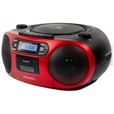 BBTC-550RD Lettore CD Portatile Bluetooth Rosso - Foto 2