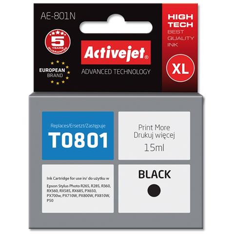 AE-801N cartuccia d'inchiostro 1 pz Compatibile Resa elevata (XL) Nero - Foto 1