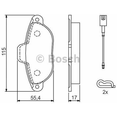 Kit Pastiglie Freno 986494115 - Foto 1