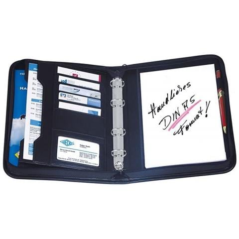 Wedo 58 1501 Cartella A5 Pelle Nero - Foto 2