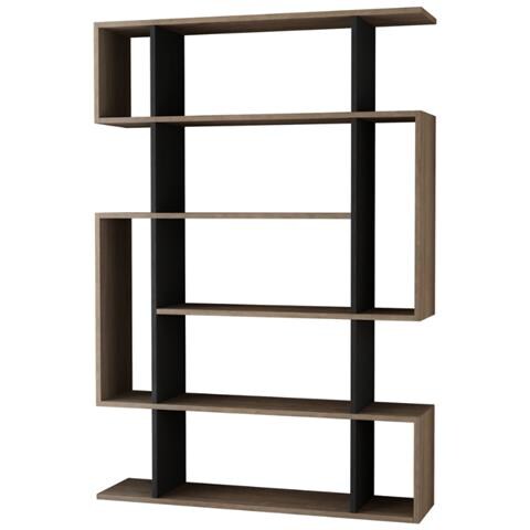 Kirja Scaffalatura In Legno E Antracite - Foto 4