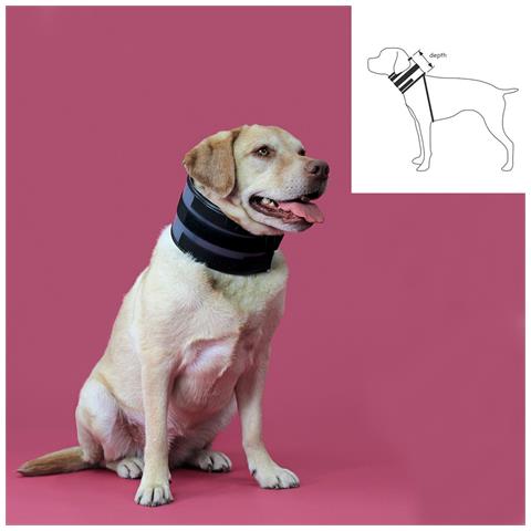 Collare Cervicale Per Cani Kvp Nero - Foto 2