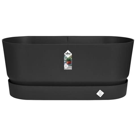 Vaso Rettangolare Da Balcone Elho Nero 60 Cm Plastica Ovalada - Foto 1