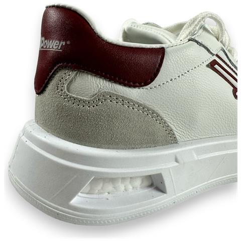 Scarpe Sneaker Basse Antinfortunistiche Stile Moderno Con Dettagli Scamosciati E Bordeaux Urban Venom - 43 - Foto 7