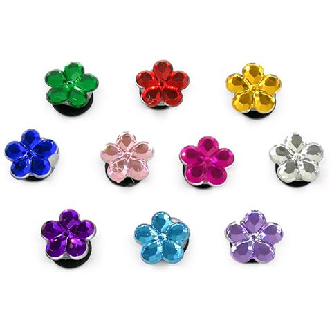 Ciondolo Per Scarpe, Decorazione Per Scarpe, 10 Confezioni Fiore 2 - Foto 3