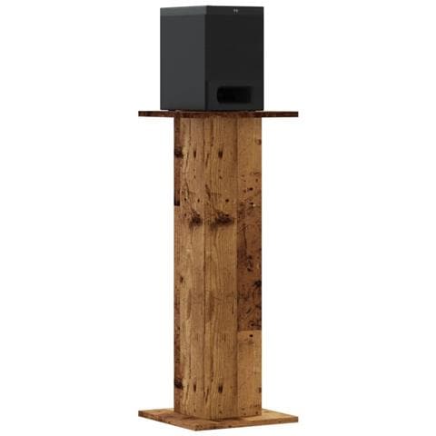 Supporti Altoparlanti 2 Pz Legno 30x30x80 Cm Legno Multistrato - Foto 3