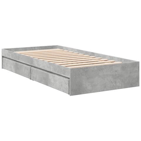 Giroletto Cassetti Grigio Cemento 100x200 Cm Legno Multistrato - Foto 3