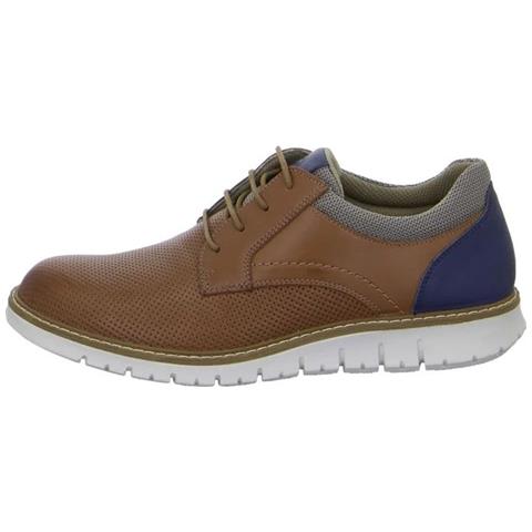 Leandro Sneakers Pelle Scarpe Uomo Marrone Eu 41, 11-35603-17 - Foto 3