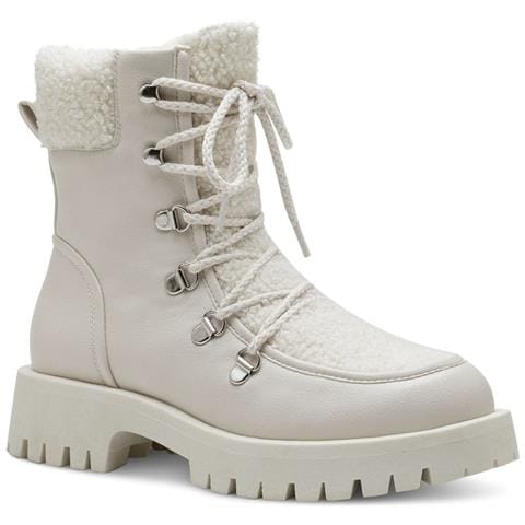 White Casual Closed Booties Stivaletti Tessile Scarpe Donna Bianco Eu 38, 1-26288-41 100 - Foto 1