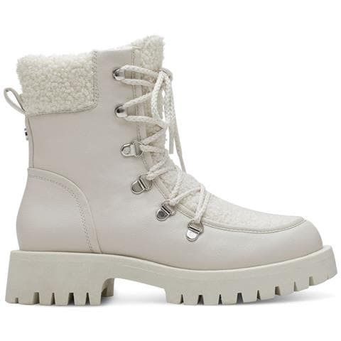 White Casual Closed Booties Stivaletti Tessile Scarpe Donna Bianco Eu 38, 1-26288-41 100 - Foto 2