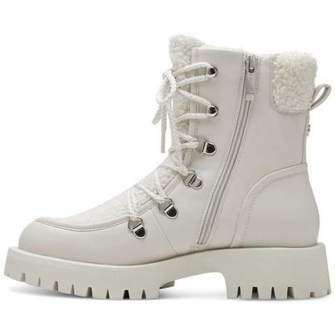 White Casual Closed Booties Stivaletti Tessile Scarpe Donna Bianco Eu 38, 1-26288-41 100 - Foto 3