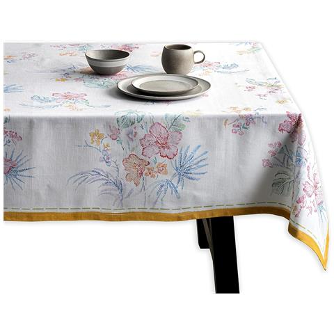 Tovagliolo Maison D'hermine In Cotone 100%, 140x180 Cm, Disegnato A Mano, Eleganza Unica - Foto 1