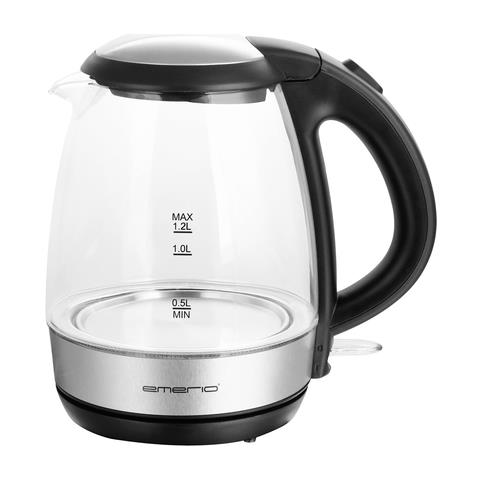 Bollitore, 1,2 L, Vetro, Senza Bpa - Foto 1