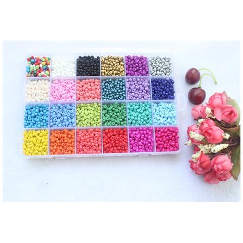 Scatola Portaperline Fai Da Te Con Accessori - 24 Scomparti - Foto 2