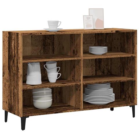 Credenza Legno Antico 103,5x35x70 Cm In Truciolato - Foto 1