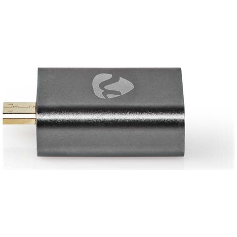 Adattatore Hdmi Da Connettore Micro A Hdmi Diritto In Alluminio, Grigio - Foto 5
