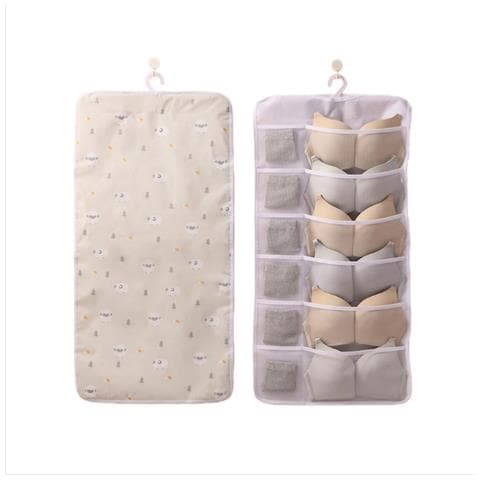 Organizzatore Sospeso A 6 Tasche Per Biancheria Intima /calze - Soluzione Salvaspazio - Foto 1