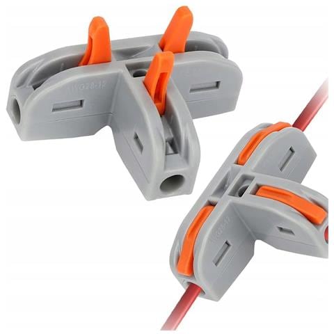 Connettore Elettrico Rapido T11 - 3 Pin 400v 32a | Montaggio Facile, Alta Qualità, Sicurezza | Dimensioni 39x26x15 Mm, Grigio - Foto 1
