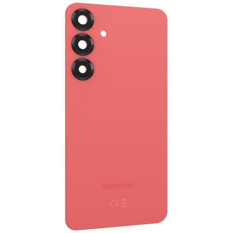 Coperchio Batteria Originale Per Galaxy S25 Plus Service Pack Con Adesivo Integrato, Corallo - Foto 2