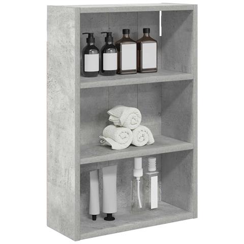 Armadio da bagno a muro Grigio Cemento 40 x 16 x 62,5 cm - Foto 2