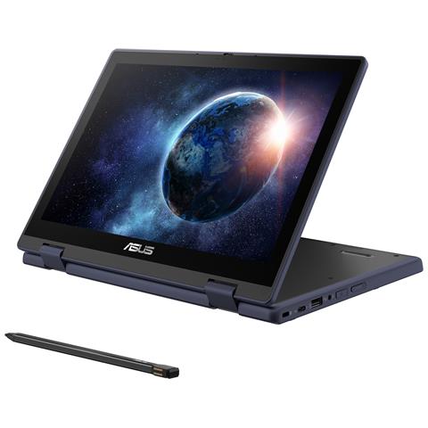 BR12FT-CS81XA Intel® N N150 Ibrido (2 in 1) 31 cm (12.2") Touch screen WUXGA 8 GB DDR5-SDRAM 128 GB UFS Wi-Fi 6 (802.11ax) Windows 11 Pro Education Inglese UK Grigio - Foto 2