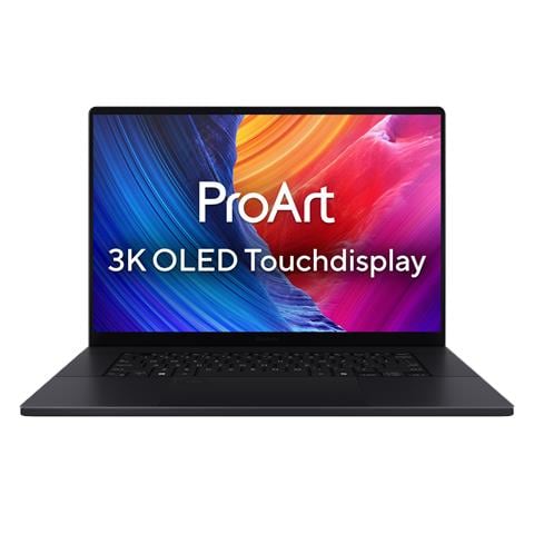 ProArt P16 H7606WM-SR127W AMD Ryzen AI 9 HX 370 Computer portatile 40,6 cm (16") Touch screen 3K 32 GB LPDDR5x-SDRAM 1 TB SSD NVIDIA GeForce RTX 5060 Laptop GPU Wi-Fi 7 (802.11be) Windows 11 Home Nero - Foto 1