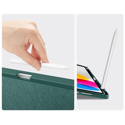 Custodia Verde Per Tablet Con Supporto Per Stilo Ipad 10.9 / 11 - Foto 1