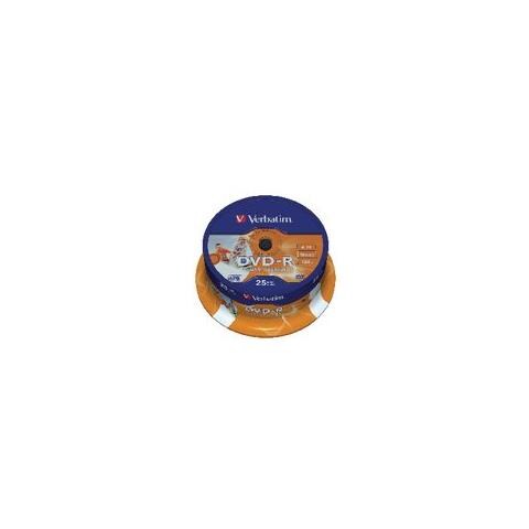 DVD-R 16x Advanced AZO 4.7GB Wide Printable Spindle 25 pz. - Foto 2