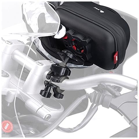 Porta Smartphone / navigatore Da Manubrio Nero - Foto 2