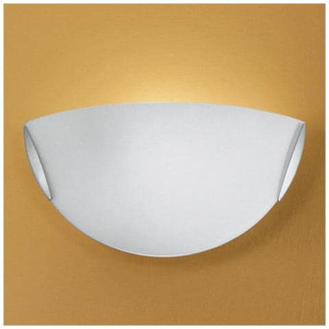 2385-21-102 Applique Fox Vetro Bianco E27 60w Ip20 D: 300mm - Foto 1