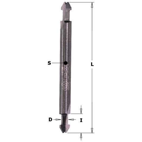 Fresa A Doppio Tagliente Hm S=6 D=3.5/5.5x8 713.001.11 - Foto 1